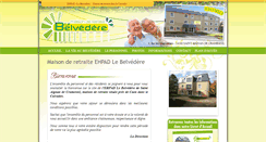 Desktop Screenshot of maisonderetraite-lebelvedere.fr